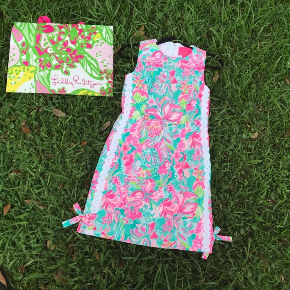 Lilly Pulitzer Mila Stretch Shift  New Sz 2 D89